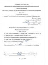 Редевелопмент элементов городскй среды на основе концессионного механизма ГЧП  : ВКР магистра : направление подготовки 08.04.01 "Строительство"