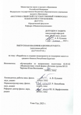 Разработка и создание медиапроекта по поддержке малого и среднего бизнеса Республики Бурятия : ВКР бакалавра : направление подготовки 42.03.02 "Журналистика"