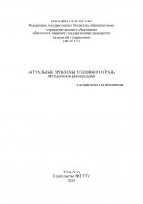 Актуальные проблемы уголовного права : методические рекомендации