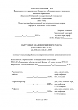 Социальная работа с несовершеннолетними правонарушителями : ВКР бакалавра : направление подготовки 39.03.02 "Социальная работа"
