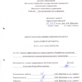 Оценка эффективности стартап - проекта "Разработка технологии кондитерского изделия функционального назначения" : ВКР бакалавра : направление подготовки 38.03.01 "Экономика" 
