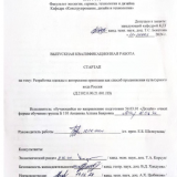 Разработка одежды с авторскими принтами как способ продвижения культурного кода России : ВКР бакалавра : направление подготовки 54.03.01 "Дизайн"
