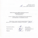Субъект преступления по российскому и зарубежному уголовному праву : ВКР бакалавра : направление подготовки 40.03.01 "Юриспруденция"