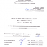 Проблемы и перспективы развития страхования средств автотранспорта : ВКР бакалавра : направление подготовки 38.03.01 "Экономика" 