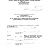 Таможенный контроль товаров, перемещаемых в межународных почтовых отправлениях : ВКР специалиста : направление подготовки 38.05.02 "Таможенное дело" Таможенный контроль товаров, перемещаемых в межународных почтовых отправлениях : ВКР специалиста : направление подготовки 38.05.02 "Таможенное дело"