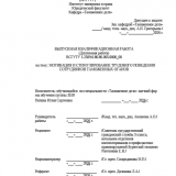 Мотивация и стимулирование трудового поведения сотрудников таможенных органов : ВКР специалиста : направление подготовки 38.05.02 "Таможенное дело"