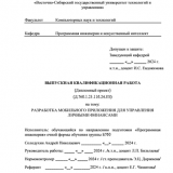 Разработка мобильного приложения для управления личными финансами : ВКР бакалавра : направление подготовки 09.03.04 "Программная инженерия"