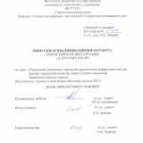 Управление развитием городской парковочной инфраструктуры как фактор повышения качества жизни и инвестиционной привлекательности города  : ВКР магистра : направление подготовки 08.04.01 "Строительство"