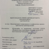 Проектирование телепрограммы по профилактике дорожно-транспортных проишествий : ВКР бакалавра : направление подготовки 42.03.02 "Журналистика" 